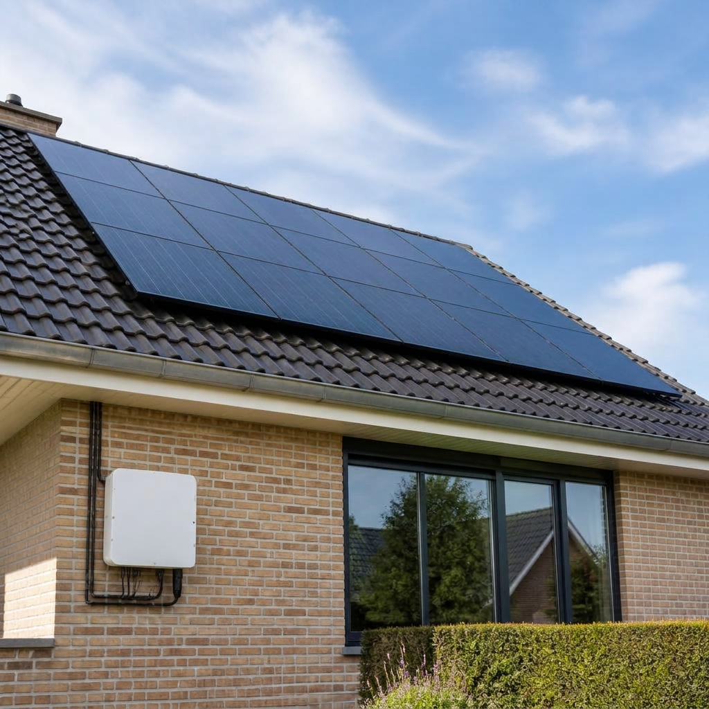 Zonnepanelen + omvormer